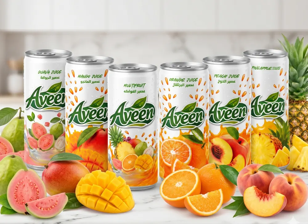Aveen — juice — product packaging